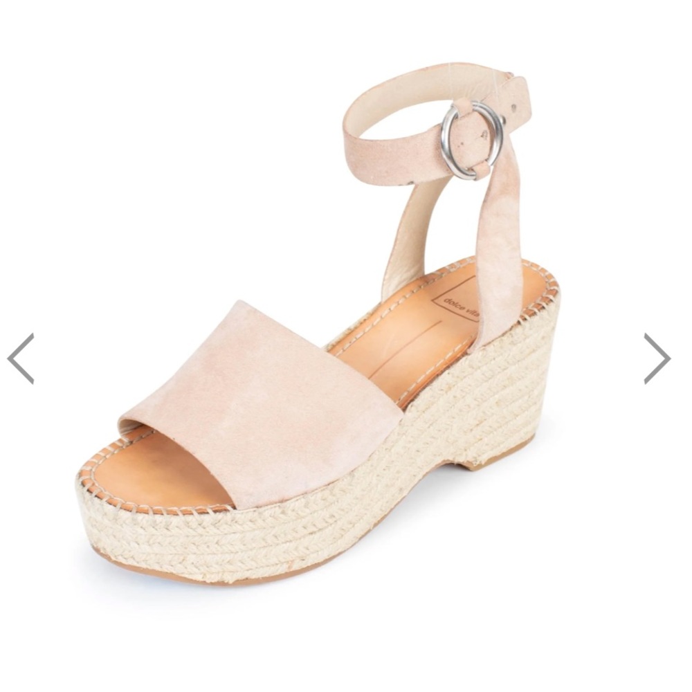 Dolce Vita Light Pink Espadrille Heel CLOSET CLOSE OUT